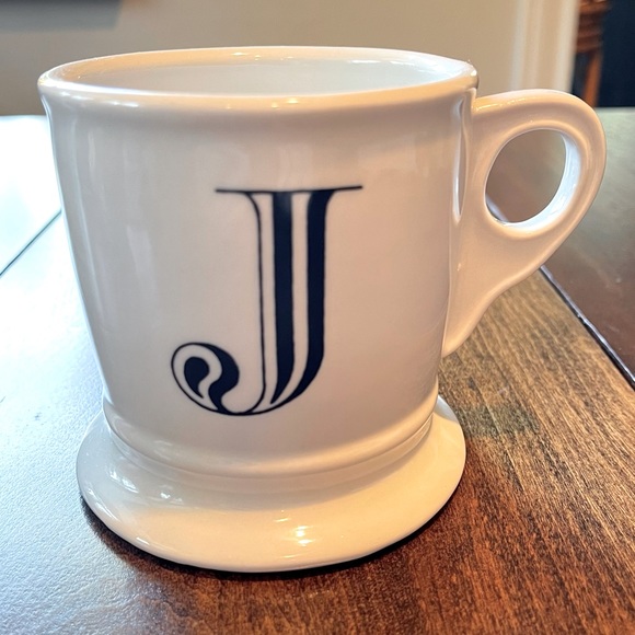 Anthropologie J Mug Monogram Mug 14 oz Initial J Mug Monogram - Picture 1 of 13